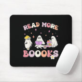 Retro Groovy Read More Books Ghost Boo ghoul lusti Mousepad (Mit Mouse)
