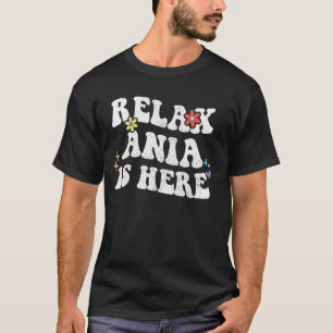 Retro Groovy Relax ANIA ist hier der lustige Mutte T-Shirt