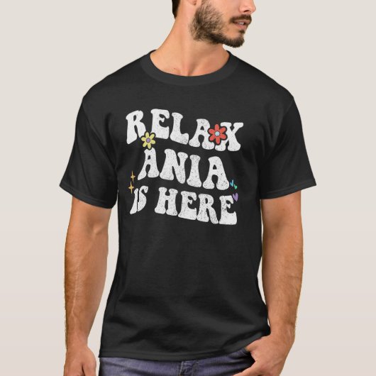 Retro Groovy Relax ANIA ist hier der lustige Mutte T-Shirt (Vorderseite)