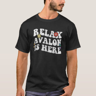 Retro Groovy Relax AVALON ist hier Liebste Mutter T-Shirt