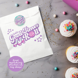 Retro Groovy Roller Disco Gastgeschenk Bags Geschenktütchen