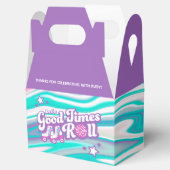 Retro Groovy Roller Disco Party Geschenkschachtel (Geöffnet)