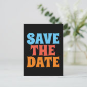 RETRO GROOVY - SAVE THE DATE Postkarten der 1960er (Stehend Vorderseite)