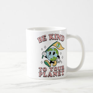Retro Groovy sei nett zu deinem 70er am Planeten E Kaffeetasse