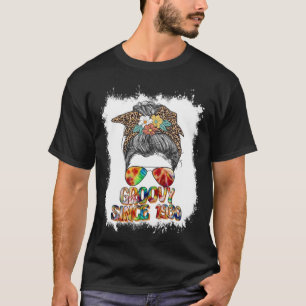 Retro Groovy Seit 1975 Messy Bun Angesagt Retro 60 T-Shirt