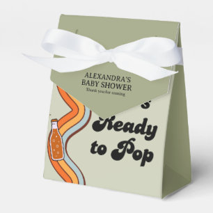 Retro Groovy Sie ist bereit, Salbeigrün zu platzen Geschenkschachtel