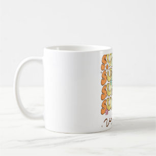 Retro Groovy Sommerwoben für Frauen Männer Kinder  Kaffeetasse