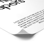 Retro Groovy \ Spate night diaper Spiel Poster (Ecke)