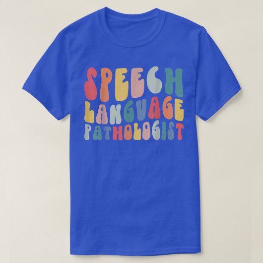 Retro Groovy Speech Language Pathologe SLP Life T-Shirt (Design vorne)
