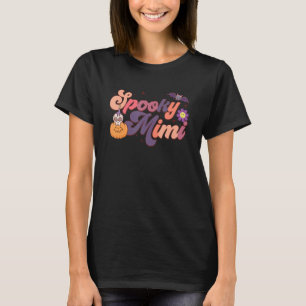 Retro Groovy Spooky Mimi Cool Oma Halloween T-Shirt