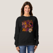 Retro Groovy Spooky Nonna Faboolous Nonna Hallowee Sweatshirt (Vorne ganz)