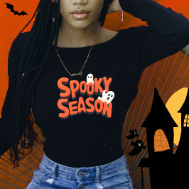 Retro Groovy Spooky Saison Tri-Blend Shirt