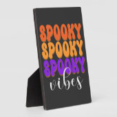 Retro Groovy Spooky Vibes Halloween Fotoplatte (Seite)