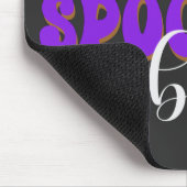 Retro Groovy Spooky Vibes Halloween Mousepad (Ecke)