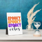Retro Groovy Spooky Vibes Vintag Halloween Fotoplatte (Seite)