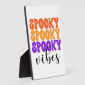 Retro Groovy Spooky Vibes Vintag Halloween Fotoplatte (Seite)
