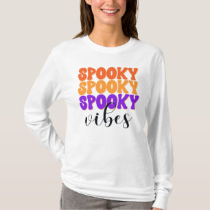 Retro Groovy Spooky Vibes Vintag Halloween T-Shirt