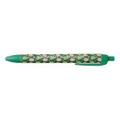 Retro Groovy St. Patrick's Day Monogramm Kugelschreiber (Unterseite)