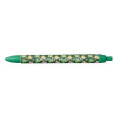 Retro Groovy St. Patrick's Day Monogramm Kugelschreiber (Vorderseite)