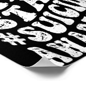 Retro Groovy Stay Stay Stay Suicide Awareness Suic Poster (Ecke)