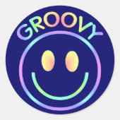 Retro Groovy Stickers (Vorderseite)