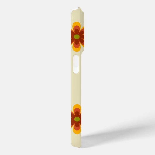 Retro Groovy Stripes Cool Daisy Case-Mate iPhone Hülle (Rückseite / Rechts)