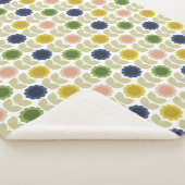 Retro Groovy Summer Flowers Stems Sherpadecke (3/4)