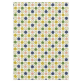 Retro Groovy Summer Flowers Stems Tischdecke (Vorderseite)