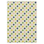 Retro Groovy Summer Flowers Stems Tischdecke (Vorderseite)