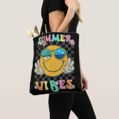 Retro Groovy Summer Vibes Smile Face Hallo Sommer Tasche (Von Nahem)