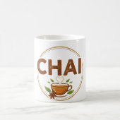 Retro Groovy TEA-Typografie-Kaffee- und Teetasse (Mittel)