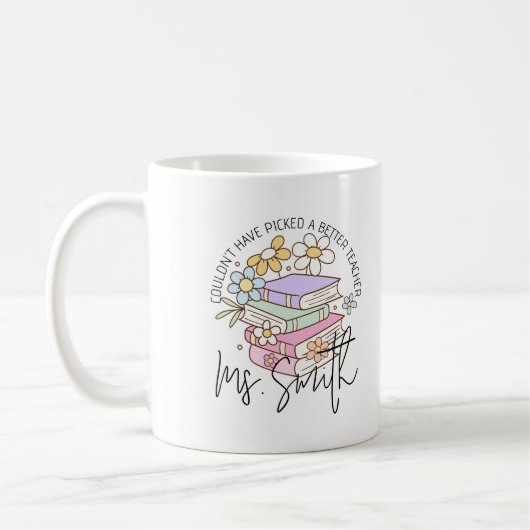 Retro Groovy Teacher Appreciation Thank your Gift  Kaffeetasse (Links)