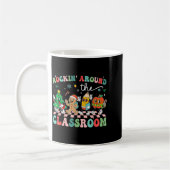 Retro Groovy Teacher Christmas Rockin' Around The Kaffeetasse (Links)