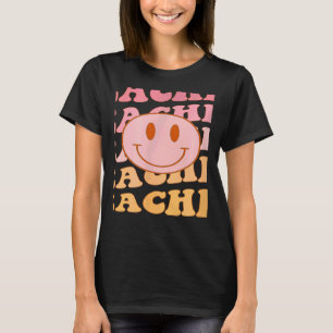 Retro Groovy Teacher Inspiration farbenfrohe Rücks T-Shirt