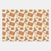 Retro Groovy Urlaub  Geschenkpapier Set (Vorderseite 3)