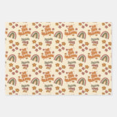 Retro Groovy Urlaub  Geschenkpapier Set (Vorderseite 2)