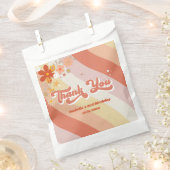 Retro Groovy Vielen Dank für Ihre Gefälligkeit Bag Geschenktütchen (Ausgeschnitten)