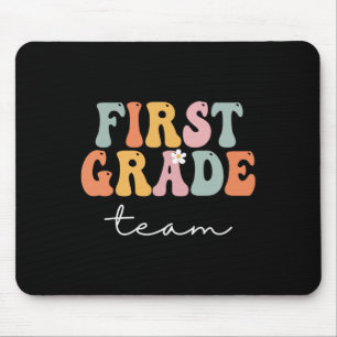 Retro Groovy Vintag erster Tag Mousepad