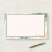 Retro Groovy Wavy Pattern Post-it Klebezettel (Auf Schreibtisch)