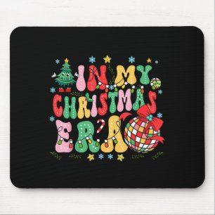 Retro Groovy Weihnachten in meiner Weihnachtszeit Mousepad
