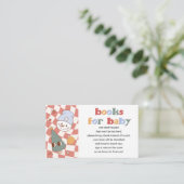 Retro Groovy Weihnachtsbuchanfrage Begleitkarte (Stehend Vorderseite)