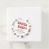 Retro Groovy Weihnachtsdusche Geschenkanhänger (Beispiel)