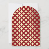 Retro Groovy Weihnachtsfeier Einladung (Rückseite)