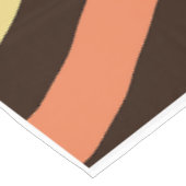 Retro Groovy Wellen Nahtloses Muster Tischdecke (Schrägansicht)