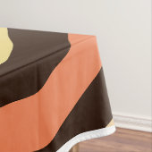 Retro Groovy Wellen Nahtloses Muster Tischdecke (Beispiel)