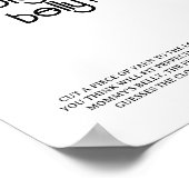 Retro Groovy - Wie groß ist ihr Bauchspiel Poster (Ecke)