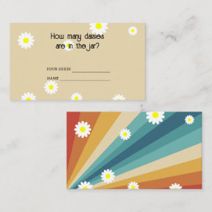 Retro Groovy - Wie viele Molkereien sind im Glas? Begleitkarte