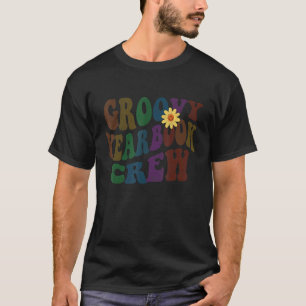Retro GROOVY YEARBOOK CREW 70er Retro Publication  T-Shirt
