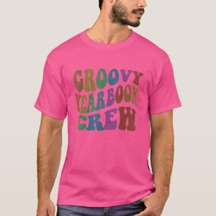 Retro GROOVY YEARBOOK CREW Retro Publishing T-Shirt