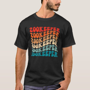 Retro Groovy Zoowärter Safari 70er Vintage Boho W T-Shirt